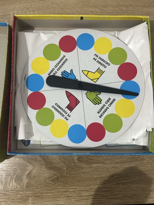 Jogo Twister usado uma vez