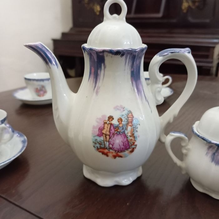 Conjunto de chá de porcelana japonesa