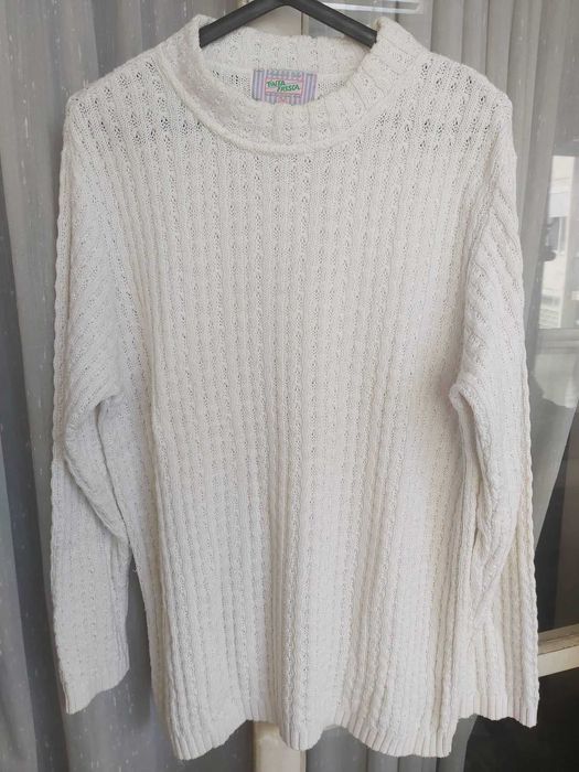 Camisola Branca 100% Algodão "TINTA FRESCA" (Nova)