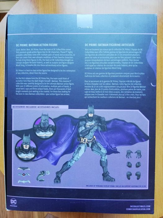 figurka Dc prime Batman - Dc Collectibles - nowa 23 cm