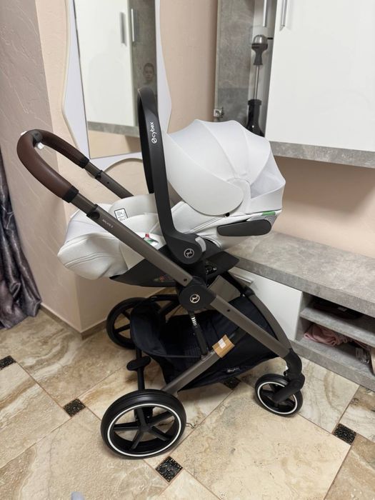 cybex автолюлька автокрісло 0+ cloud t+