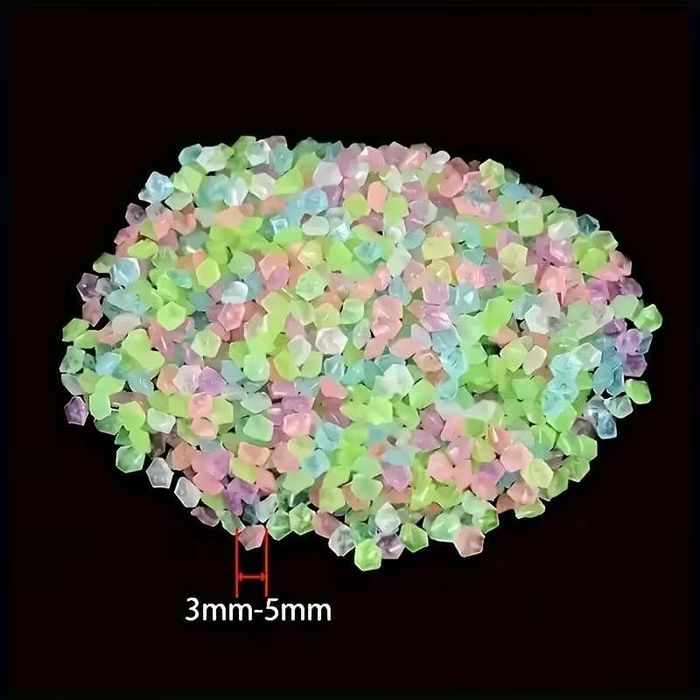 Pedras luminosas para decoração