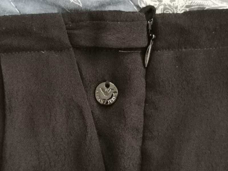 Szorty spodenki spódnico-spodnie Armani Jeans czarne Nowe r.S