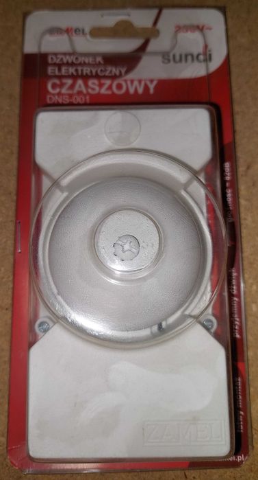 Dzwonek do drzwi elektryczny czaszowy Zamel DNS-001 (nowy)