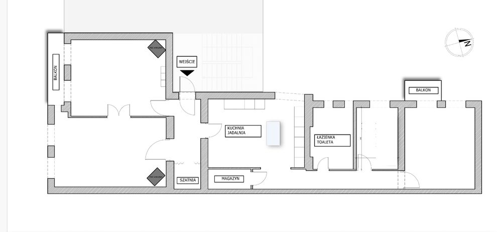Przestronne mieszkanie w kamienicy we Wrzeszczu Górnym