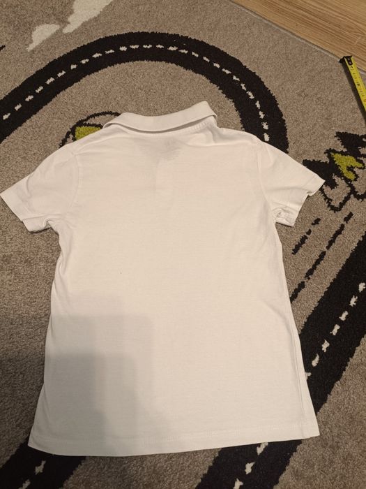 H&M Koszulka polo biała chłopieca 110/116 cm