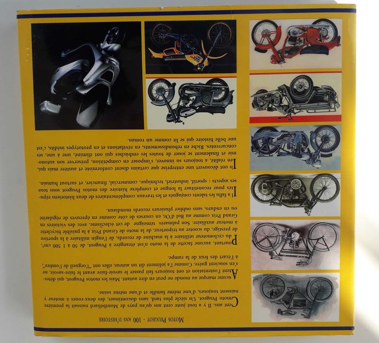 Livro motos peugeot  100 ans d'histoire 1989 / 1998