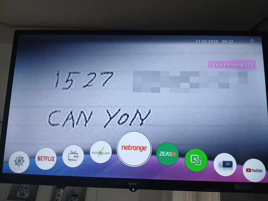 TV  BLLUE  como Nova