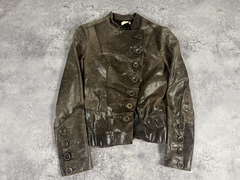 куртка кожаний napoleon    opium  vintage avangard archive indie sleaze japan style gothic type lgb