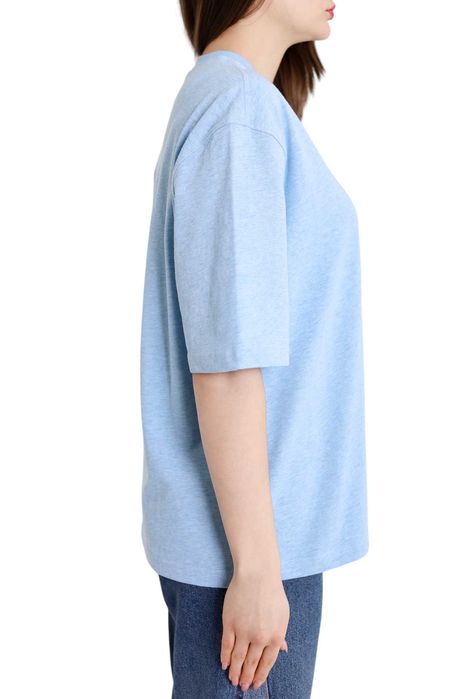 Футболка AMI Paris Exclusive Ami De Coeur T-Shirt Light Blue