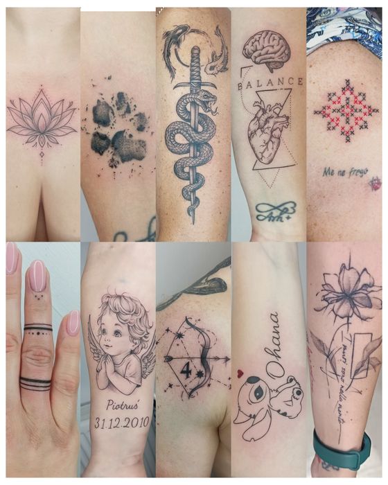 Tatuaż Katowice studio tatuażu szybkie terminy niskie ceny tattoo
