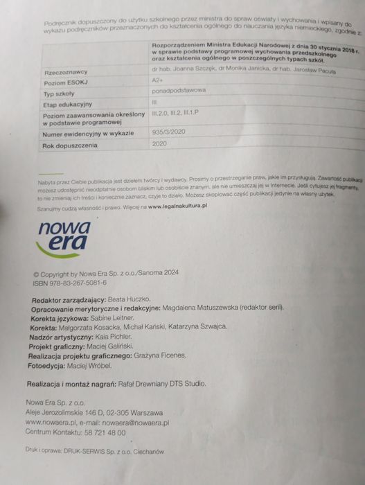 Welttour Deutsch 3 podręcznik