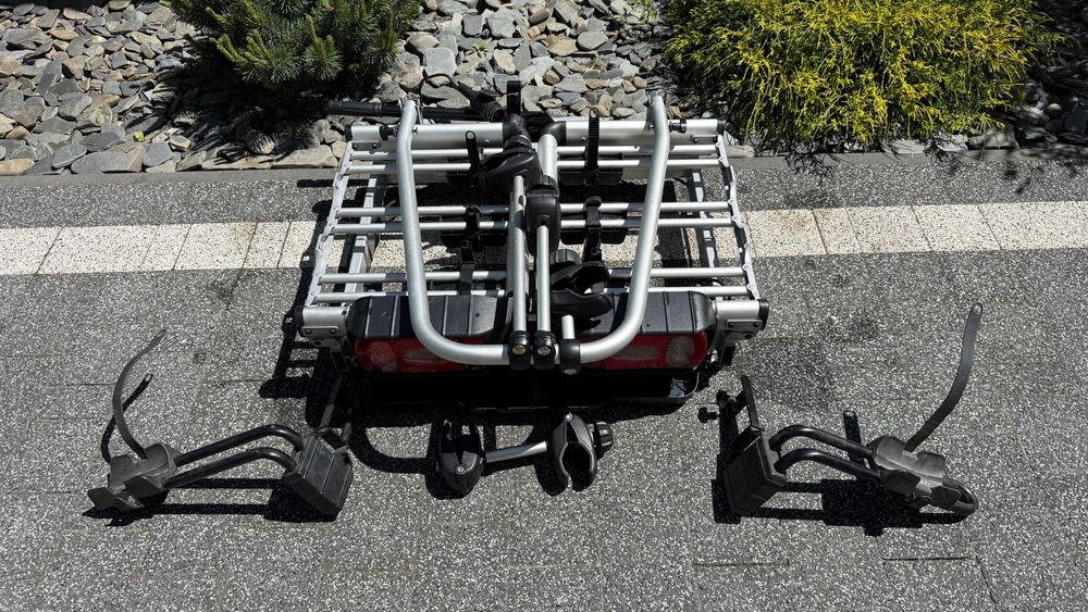 Thule EuroClassic Pro 902 903 bagażnik samochodowy platforma na hak rowerowy elektryczne ebike 4 rowery 3+1