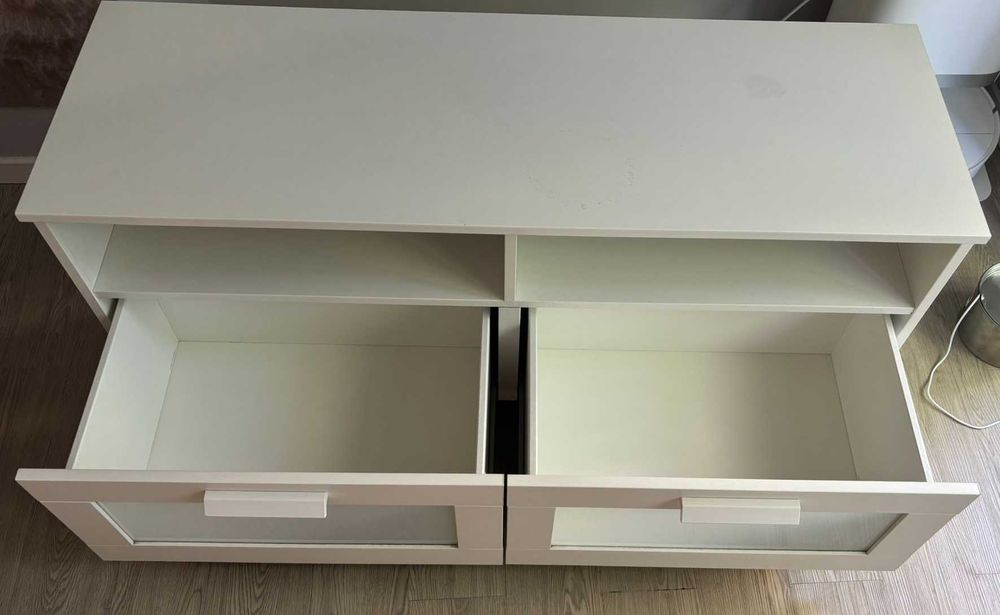 Móvel de TV Branco - BRIMNES IKEA