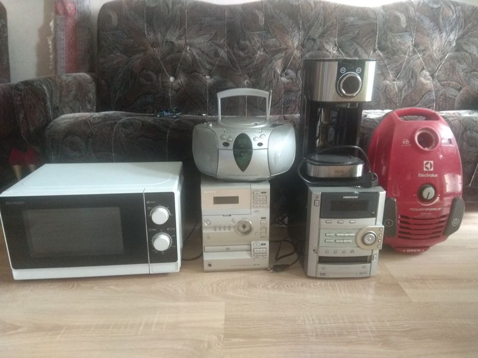 Elektronika różna 7 sztuk na części lub do naprawy