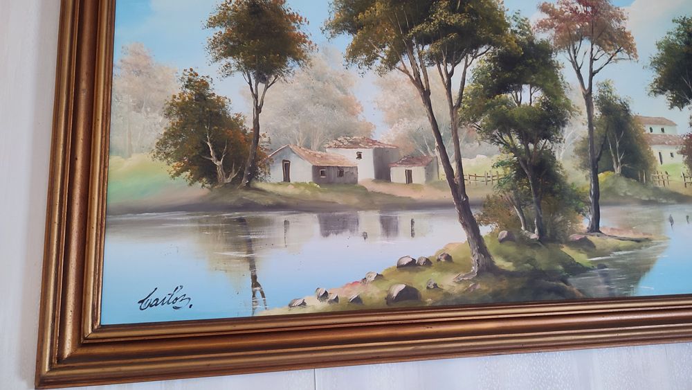 Quadro pintado à mão