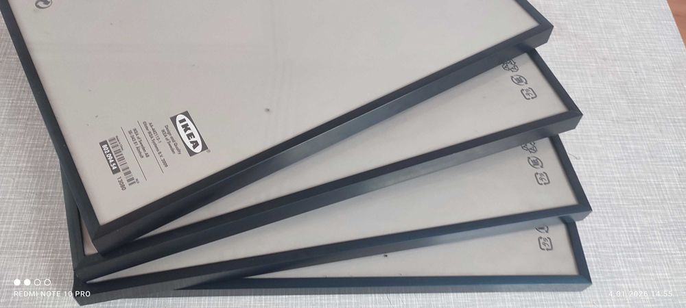 Ramka na zdjęcia IKEA Strömby 30 x 40 Czarna aluminium