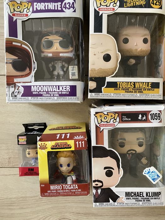 Великий лот Funko Pop 16 шт One Piece The Office My Hero Academia Exclusive