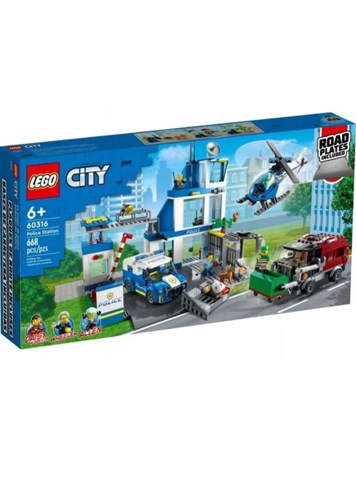 NOWE LEGO City Posterunek policji LEGO 60316