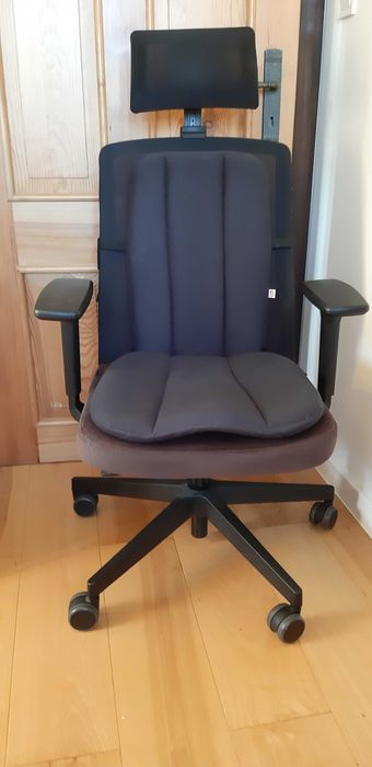 Siedziska ortopedyczne SISSEL DorsaBack, czarne 2 sztuki sprzedam