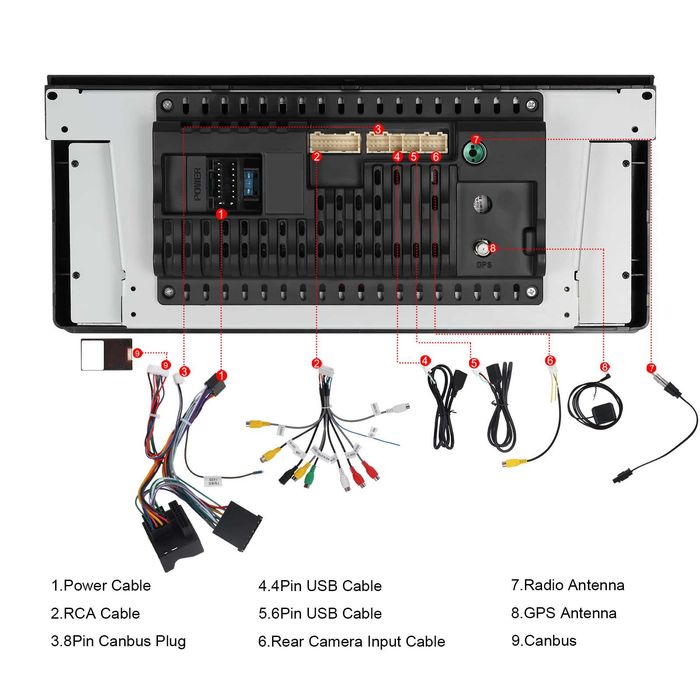 Rádio Android BMW E39 / X5 E53 (CarPlay + Android Auto) 2/64GB GPS Novo