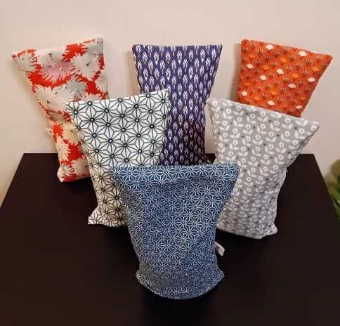 Almofada sementes para aquecer micro ondas