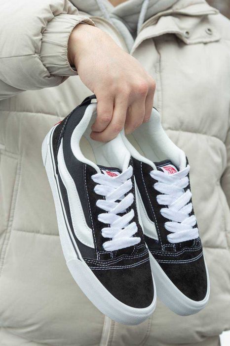Кеди Vans KNU Skool Black White 36-45 (Оплата при отриманні)