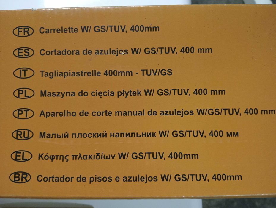 Máquina de cortar azulejo