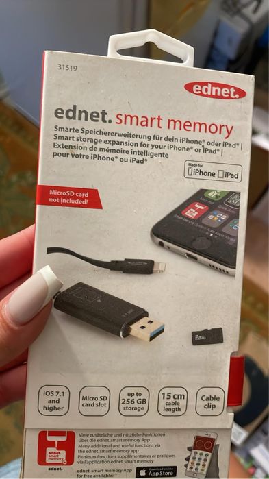 Pamięć iPhone ednet Smart Memory z aplikacją