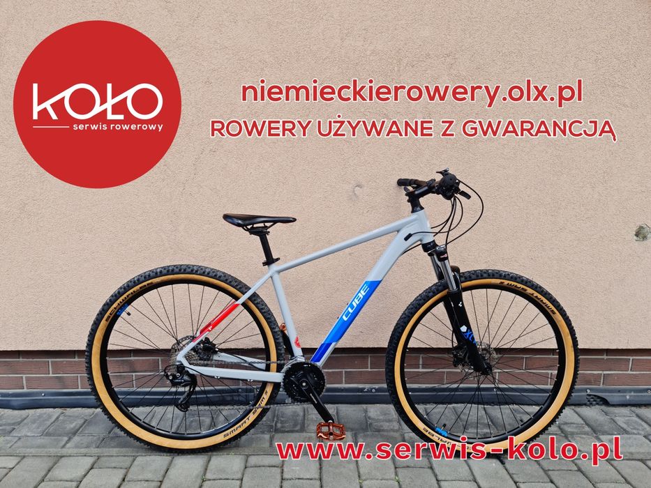 Rower górski MTB CUBE koła 29 shimano ALIVIO aluminium rabat okazja polecam WYSYŁKA FV23%