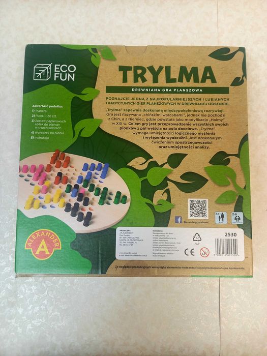 Eco Fun TRYLMA - drewniana gra planszowa [FOLIA]