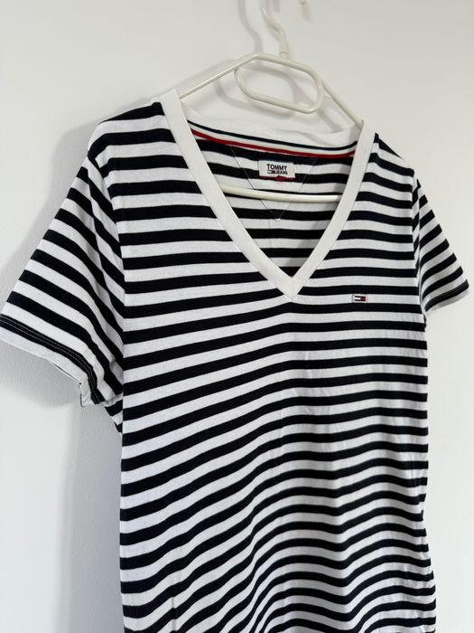 T-shirt w paski Tommy Jeans