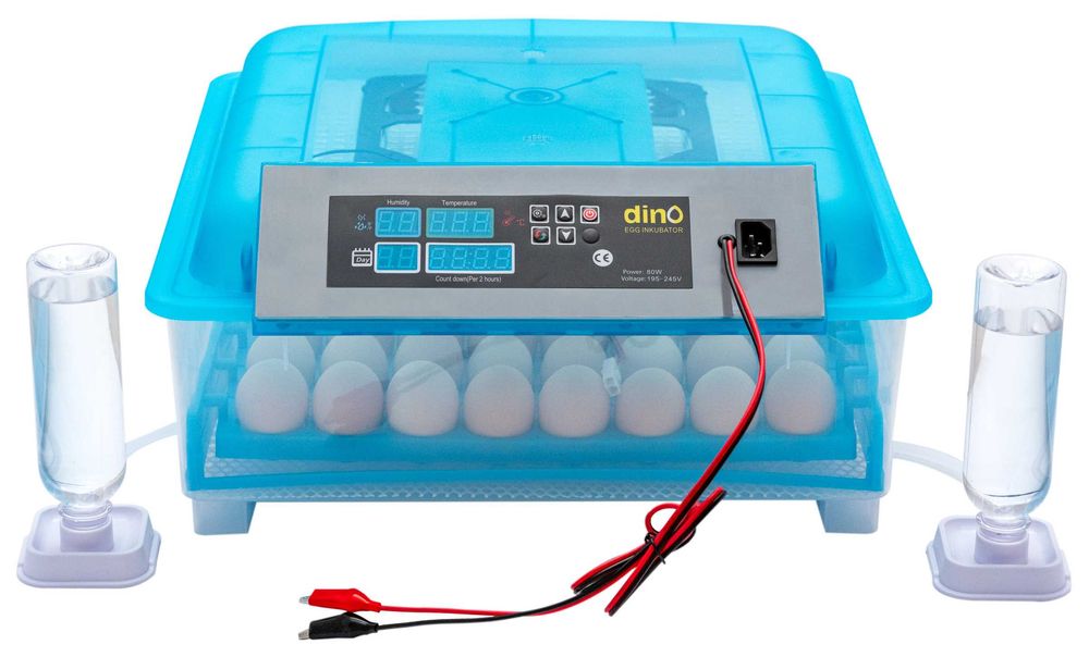 Inkubator Automat DINO 230V / 12V na 56 jaj klujnik wylęgarka +Owoskop