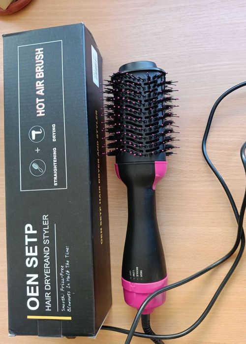 Фен з круглою щіткою ван степ, one step