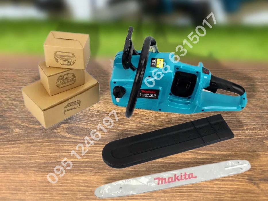 Аккумуляторная цепная пила Makita CS-4002 с АКБ 20V 5Ah садовая пилка