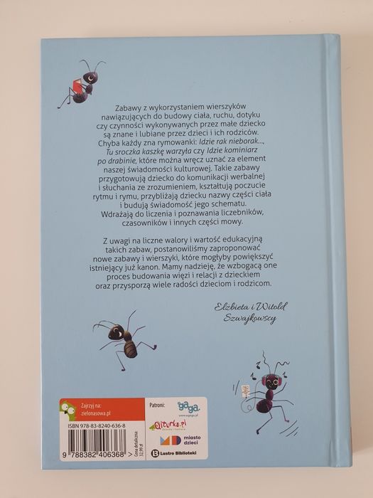 Książka Idą mrówki po brzuszku. Zielona Sowa