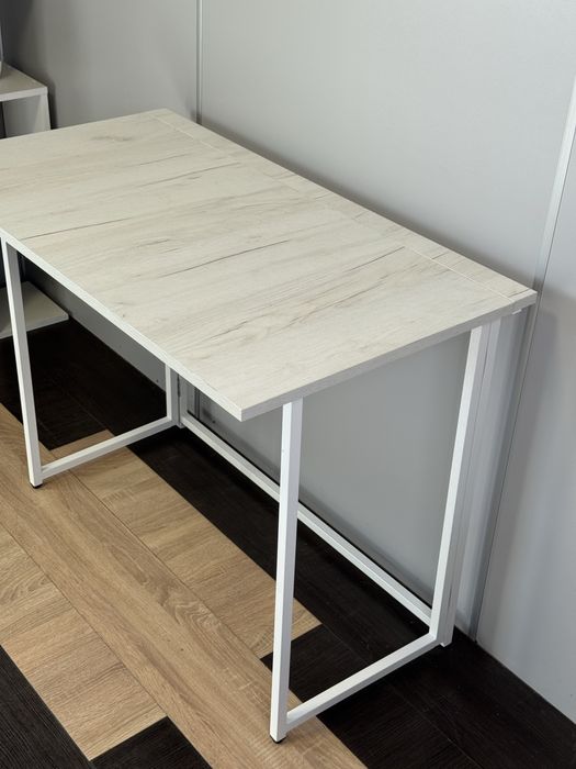 Стіл трансформер.Письмовий стіл,розкладний , 80 см Крафт-Білий