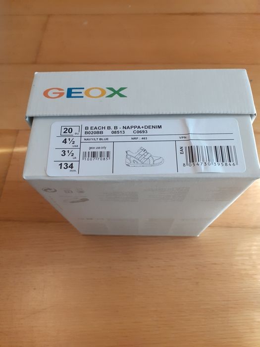 Sapatos menino geox 20