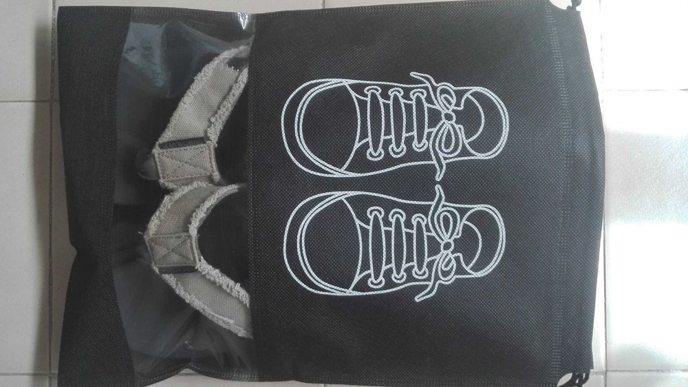 Saco para sapatos ideal para viagem ou armazenamento e mochila escola