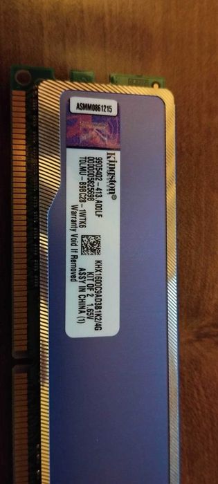 Pamięć RAM 4x2gb Kingstone hyperx DDR 3