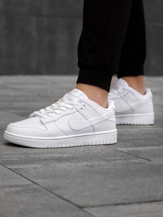 Чоловічі демісезонні кросівки , кроссовки, Nike Dunk, білі кросівкі