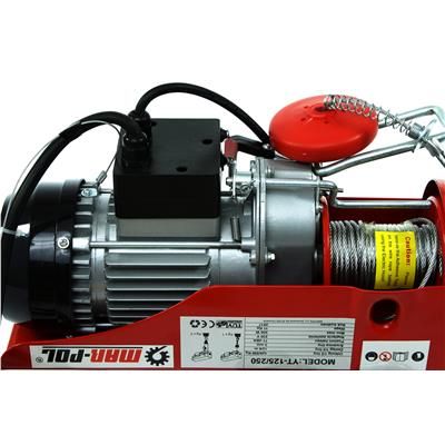 Wyciągarka elektryczna linowa 230V 500W 250kg 12m
