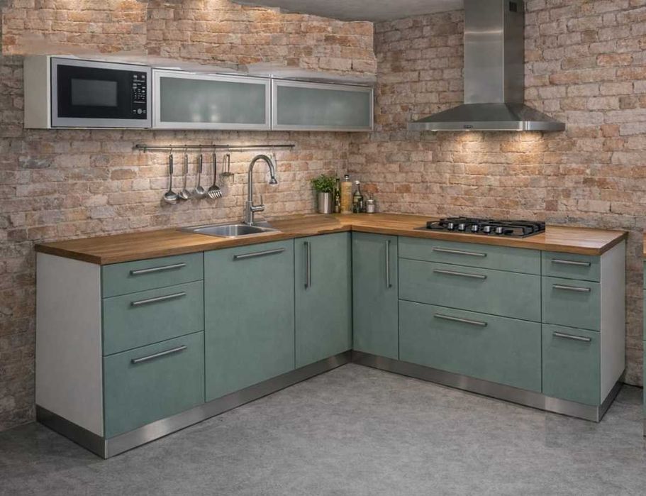 OKAZJA Meble kuchenne Zieleń. Kuchnia z AGD