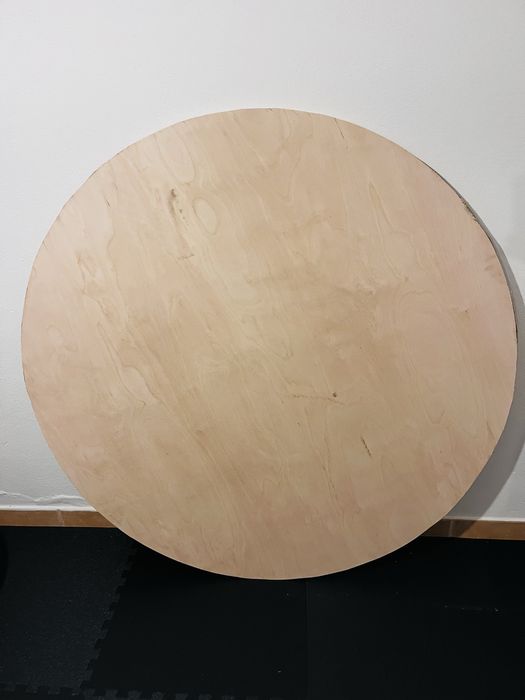 Tampo em Contraplacado Madeira 130cm Diametro