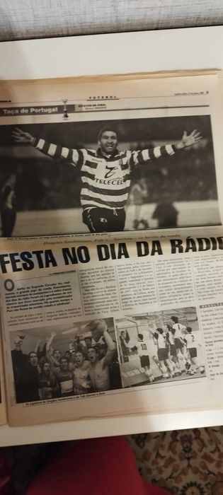 Jornal A Bola (27 Janeiro 2000) slb 1 - SPORTING 3 (Luz Verde) - Beto Acosta