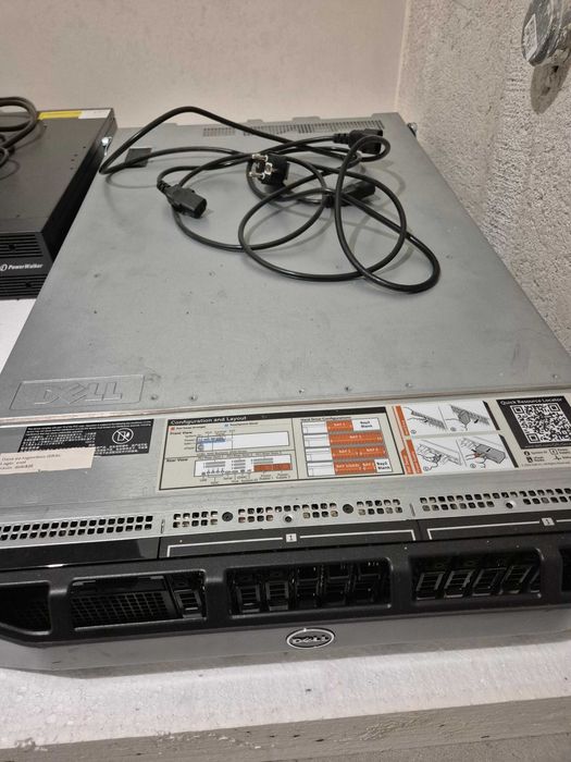 Serwer Dell R820 / 64 wątki / 192GB RAM / 9x Dyski 600gb + Szyny do szafy