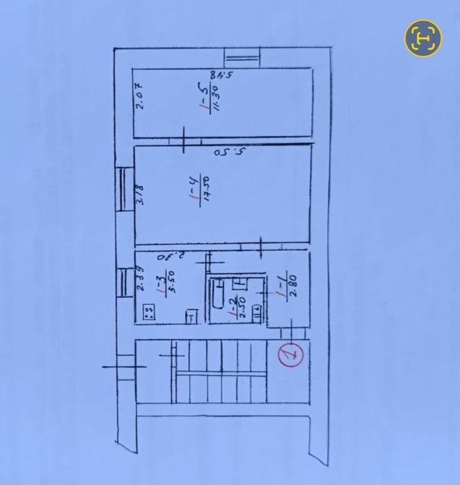 Продається 2х кімнатна квартира