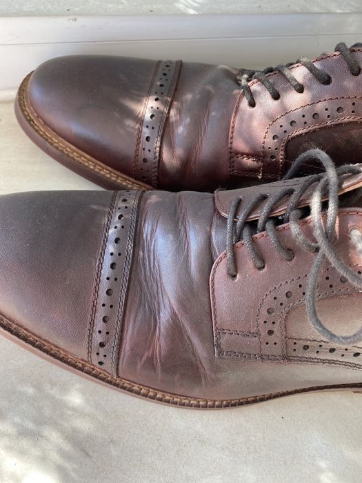 Oxfordy derby polbuty meskie Aldo skorzane 44