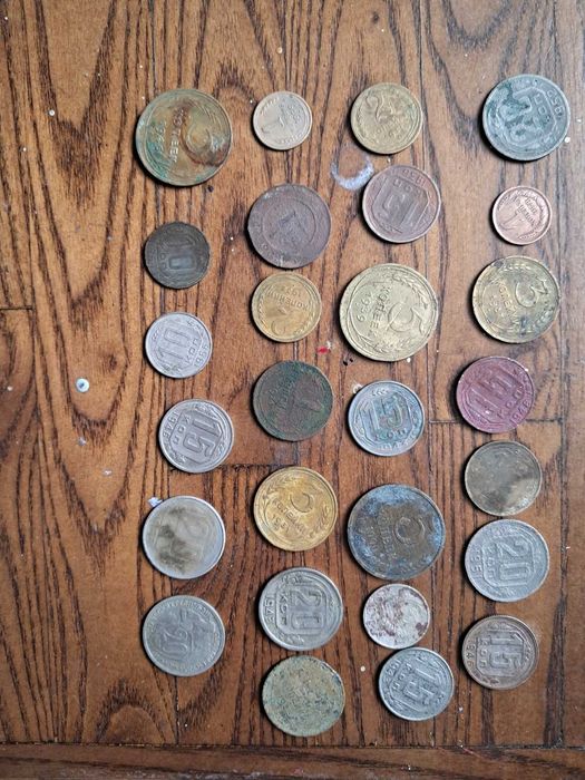 Монети СССР дореформу 27 шт