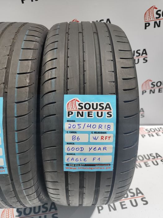 2 pneus semi novos 205-40R18 86W Good year - Oferta dos Portes